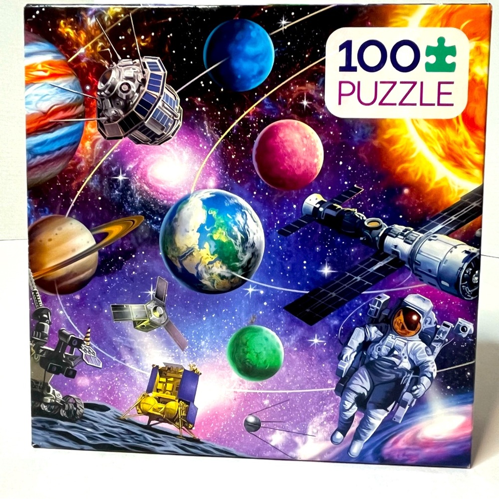 Ceaco Cosmos 100 Piece Jigsaw Puzzle 15” x 11” Ages 6+. Brand New!
